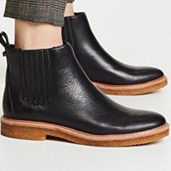 Botkier Shoes - Botkier Black Leather Chelsea Boots